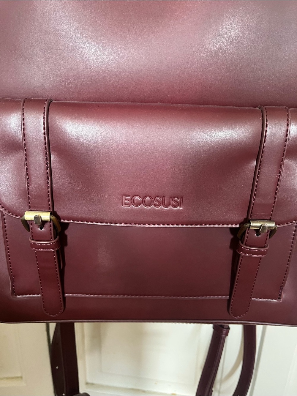 ECOSUSI Daisy Vintage Laptop Backkpack - Picture 3 of 7